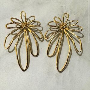 Flower drop earring N81